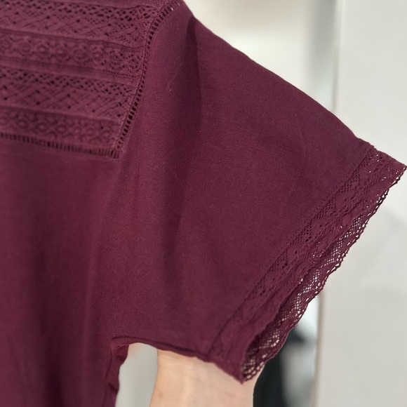 Ralph Lauren Maroon dressy shirt - Picture 6 of 7